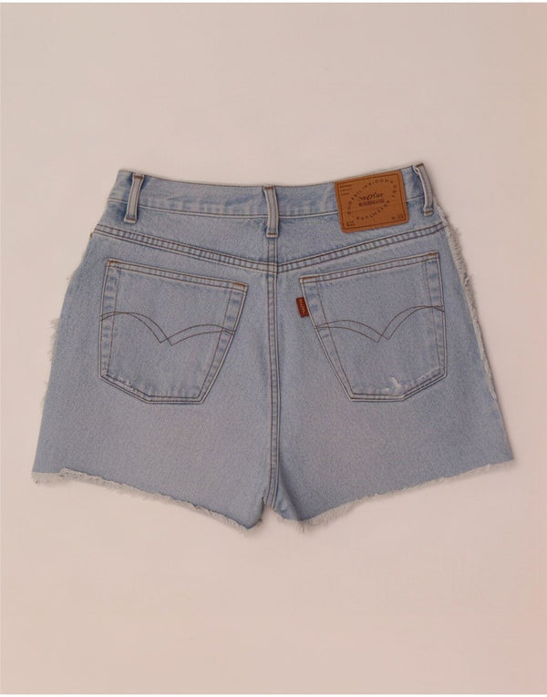 Pantaloni scurți din blugi Vintage pentru femei W30 Medium Blue