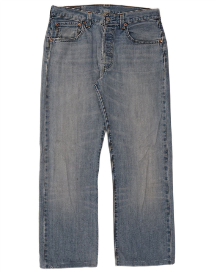 Blugi drepti pentru bărbați Levi's 501 W31 L27 Bumbac albastru