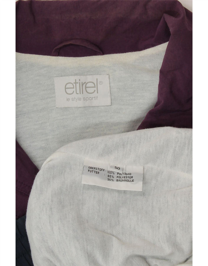 Jachetă de trening pentru bărbați ETIREL, cu croiala lejeră, IT 50 Medium Blue Colorblock