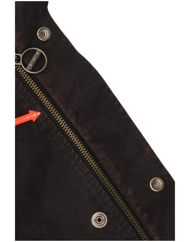 Jachetă utilitare pentru femei Diesel UK 18 XL, bumbac negru