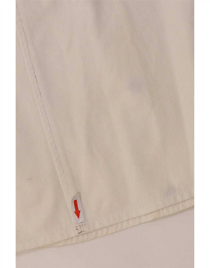Fusta A-Line pentru femei de weekend UK 14 Medium W30 Bumbac alb