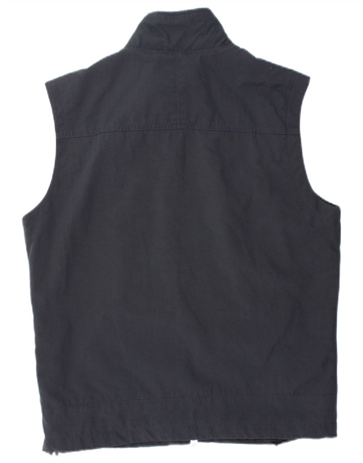 Gilet grafic Woolrich pentru femei UK 14 Medium Bleumarin