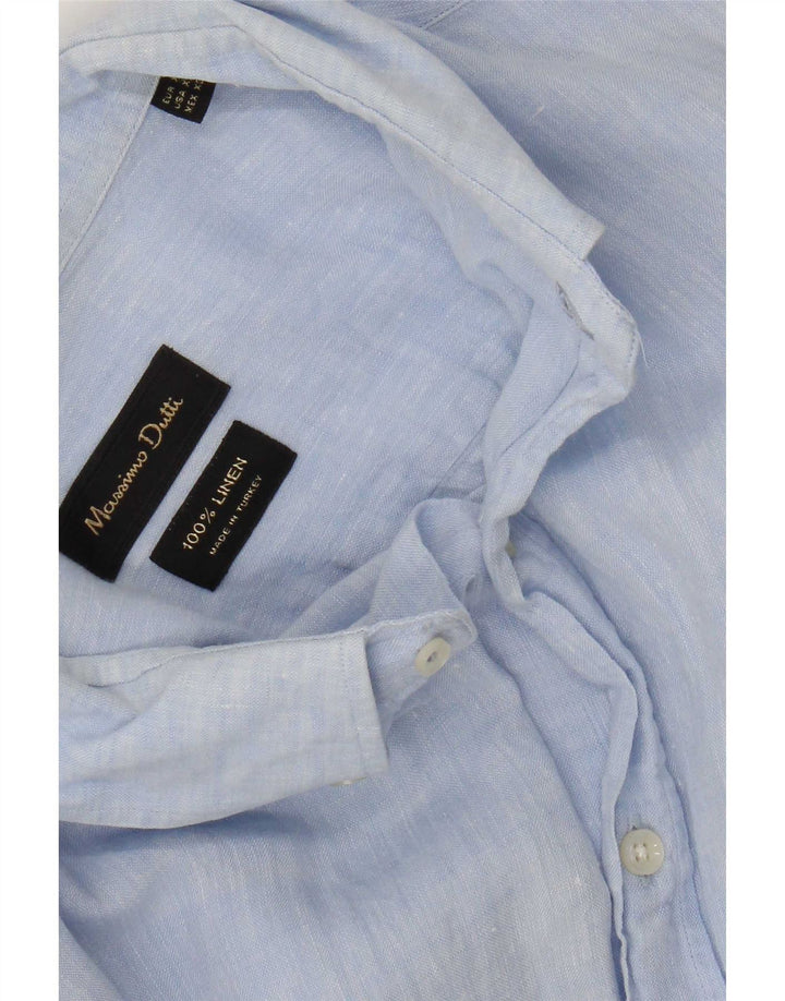 Cămașă Massimo Dutti pentru bărbați, XL, in albastru