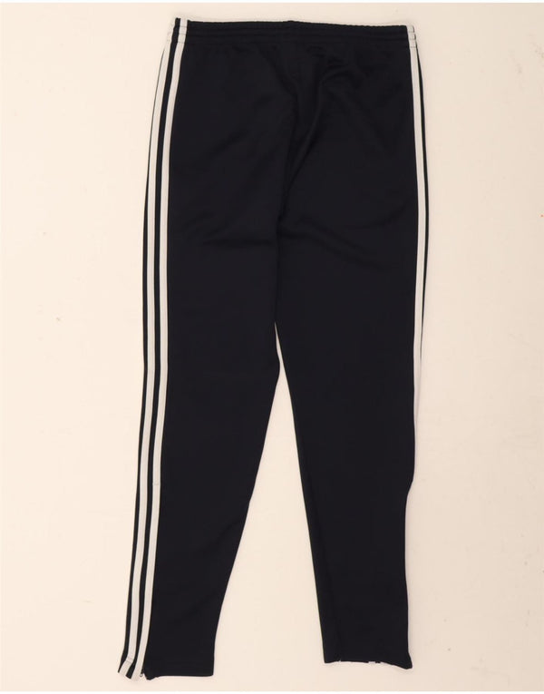 Pantaloni de trening pentru bărbați Adidas grafic, poliester negru mic