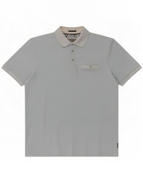 Tricou polo pentru bărbați Ted Baker Mărimea 5 XL Albastru Modal