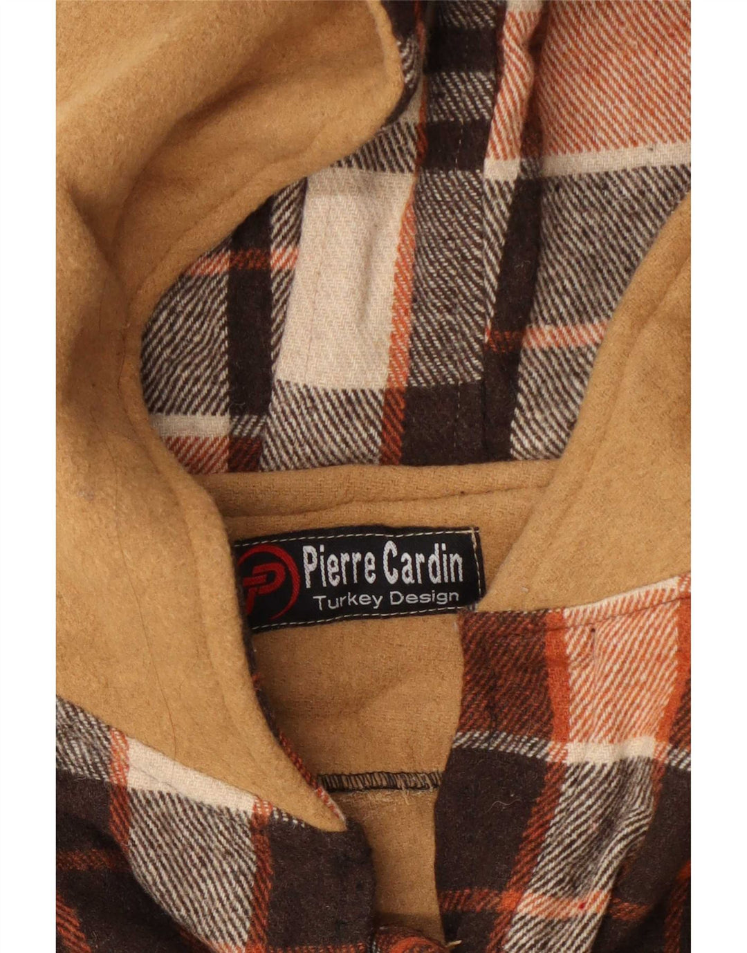 Cămașă pentru femei Pierre Cardin Cămașă de flanel UK 14 Medium Brown Gingham
