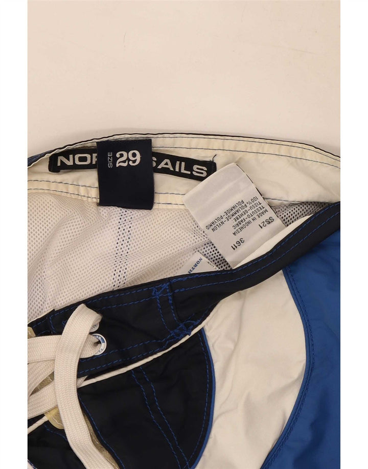 Sort de înot pentru bărbați North Sails Mic, albastru, nailon color block