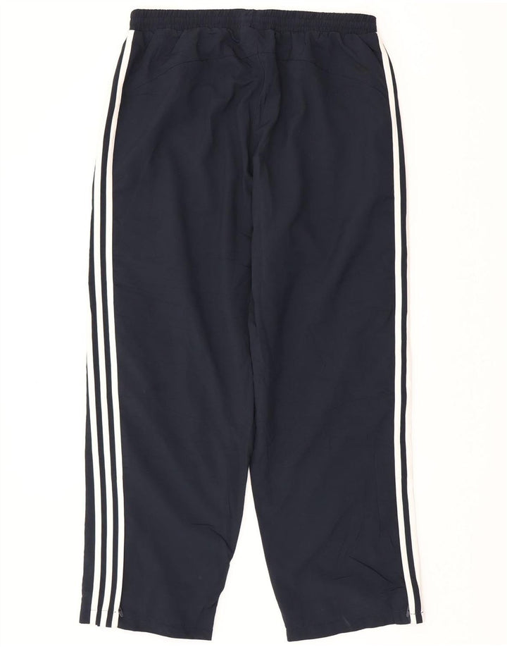 Pantaloni de trening ADIDAS pentru bărbați Marea Britanie 40/42 Poliester mediu albastru bleumarin