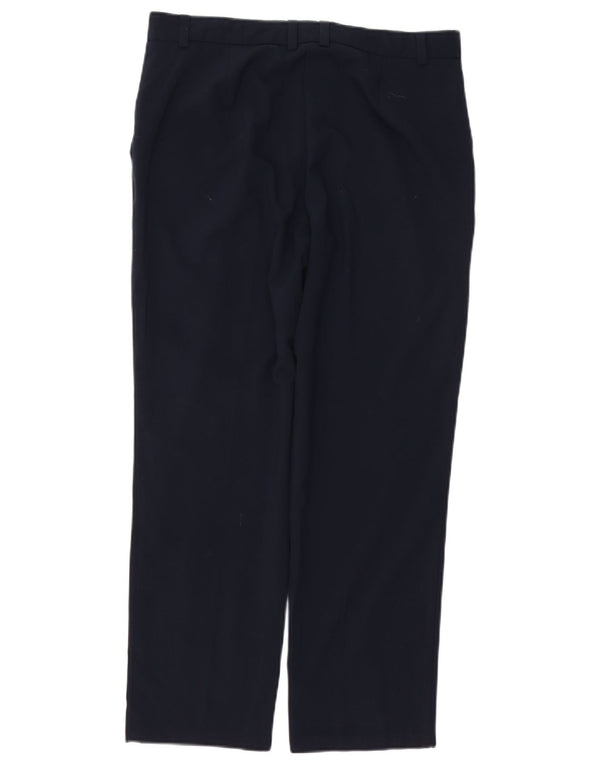 Pantaloni casual pentru femei Marks & Spencer UK 12 Medium W32 L28 Bleumarin