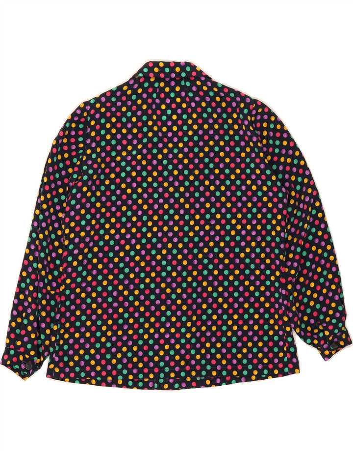 VINTAGE Womens Shirt Blouse UK 14 Medium Multicoloured Polka Dot Vintage Vintage and Second-Hand Vintage from Messina Hembry 