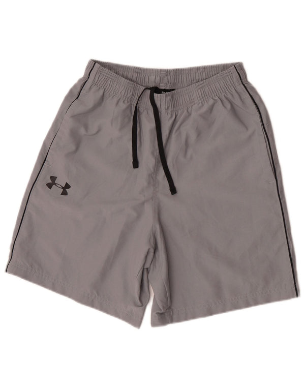 Pantaloni scurti de sport Under Armour pentru bărbați Heat Gear Graphic, gri poliester