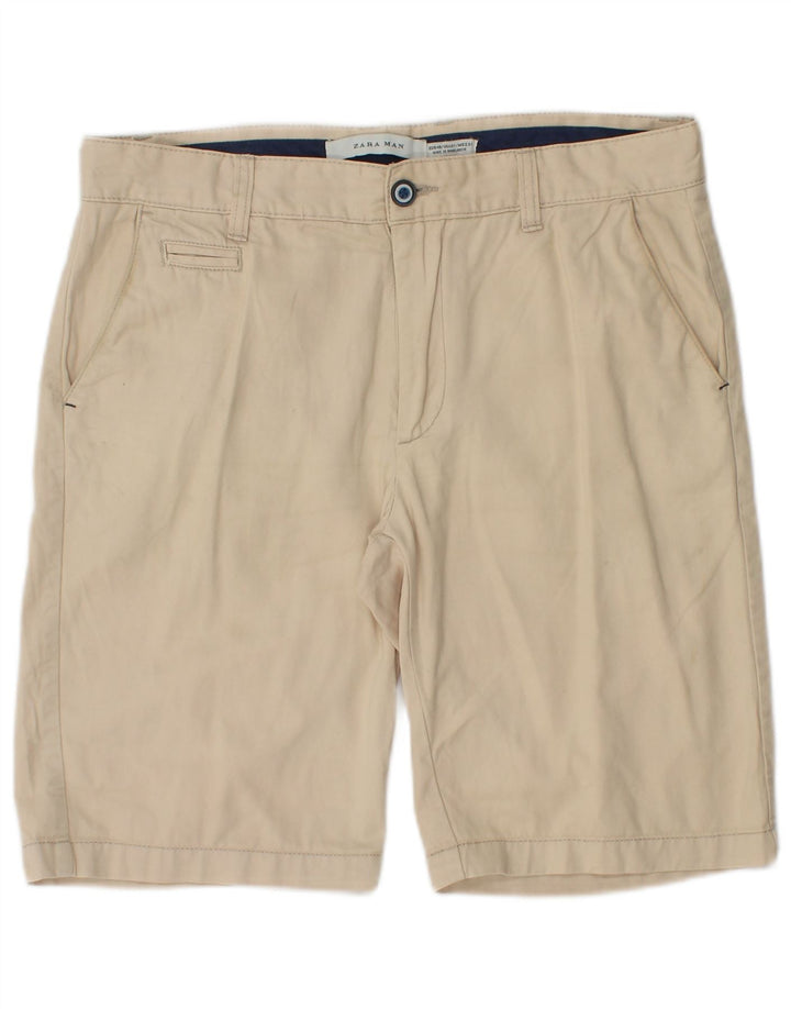 Pantaloni scurți chino pentru bărbați Zara EU 40 Medium W31 Bej