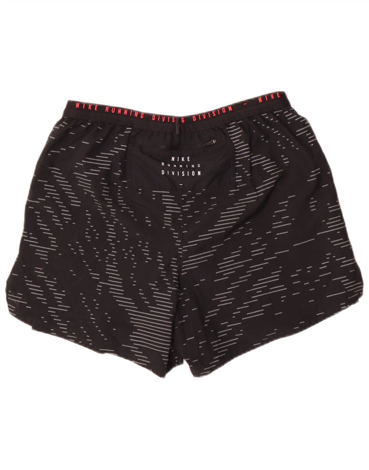 Pantaloni scurți sport grafic Nike pentru bărbați, mediu negru, geometric