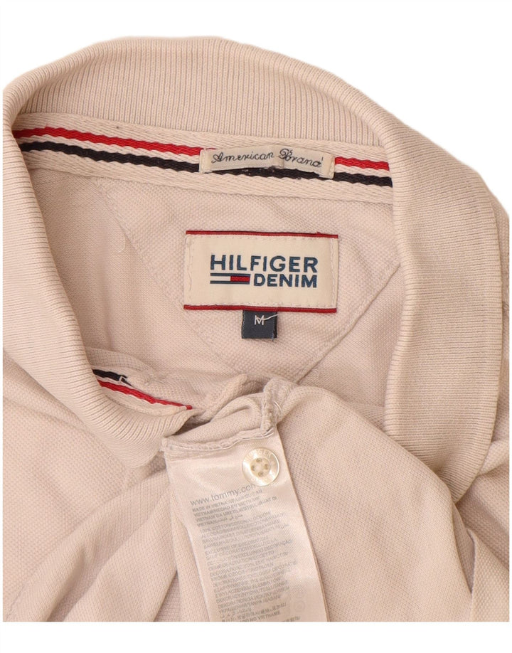 Tricou polo TOMMY HILFIGER pentru bărbați, bumbac alb mediu