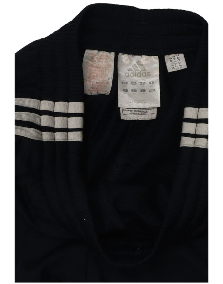 Pantaloni de trening Adidas băieți 11-12 ani poliester bleumarin