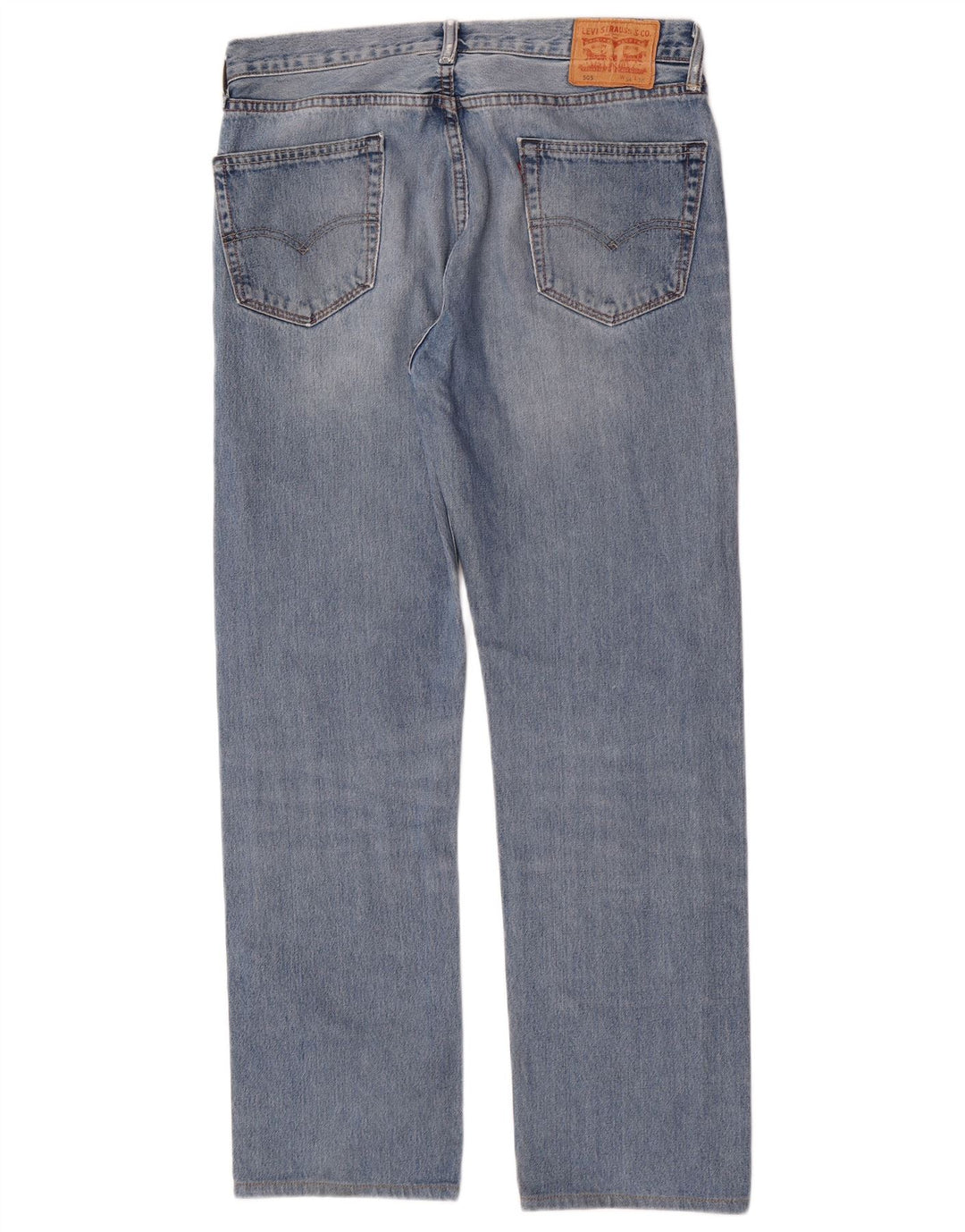 Blugi drepti pentru bărbați Levi's 505 W34 L32 Bumbac albastru