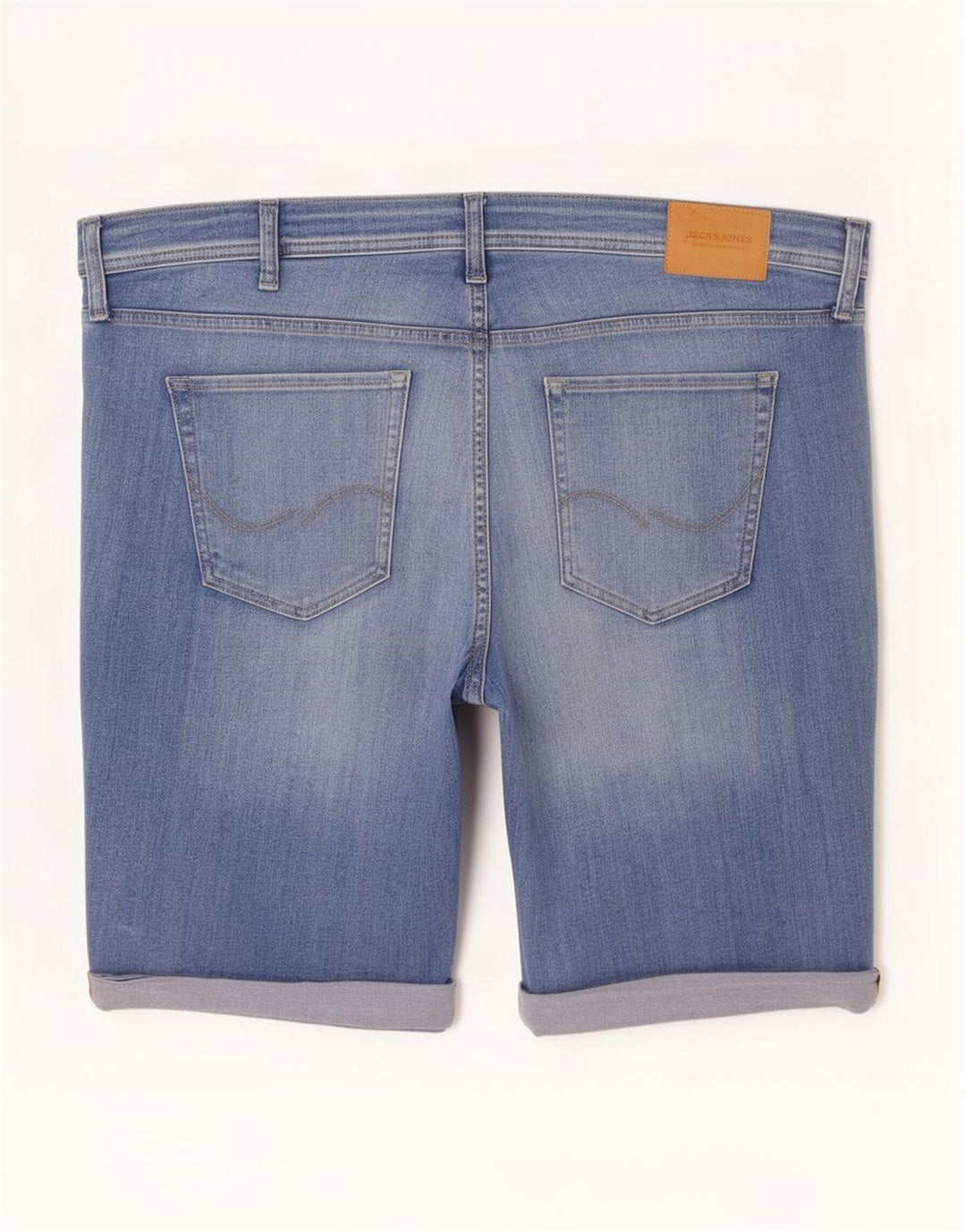 Jack & Jones Pantaloni scurți din denim obișnuiți pentru bărbați W46 3XL, bumbac albastru