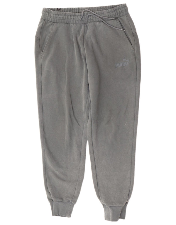 Pantaloni de trening Puma pentru bărbați Joggeri din bumbac verde mediu