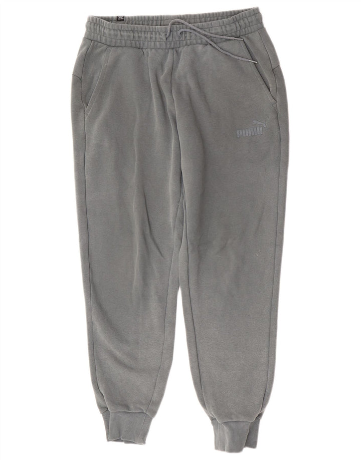 Pantaloni de trening Puma pentru bărbați Joggeri din bumbac verde mediu