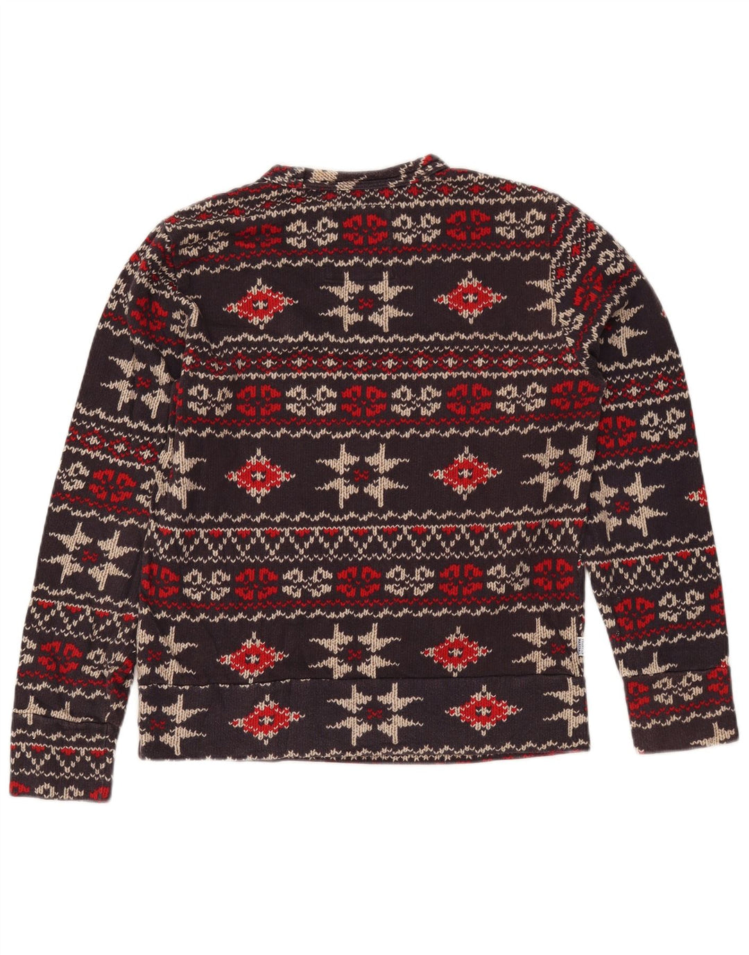 FRANKLIN MARSHALL Pulover cu grafic pentru femei UK 10 Maro mic