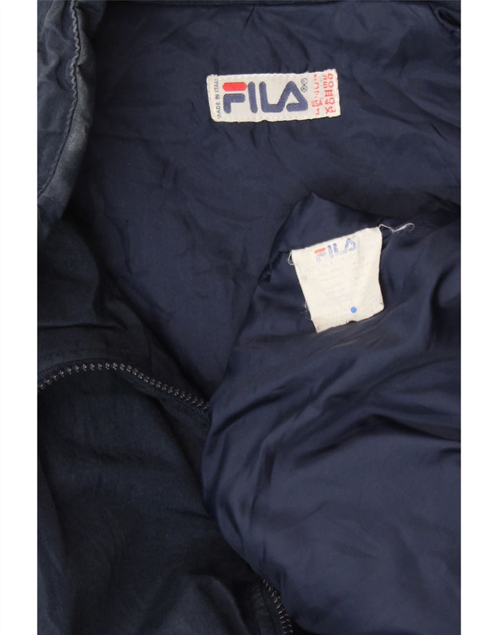 Jachetă căptușită pentru bărbați FILA Magic Line UK 42 XL Bleumarin Colorblock