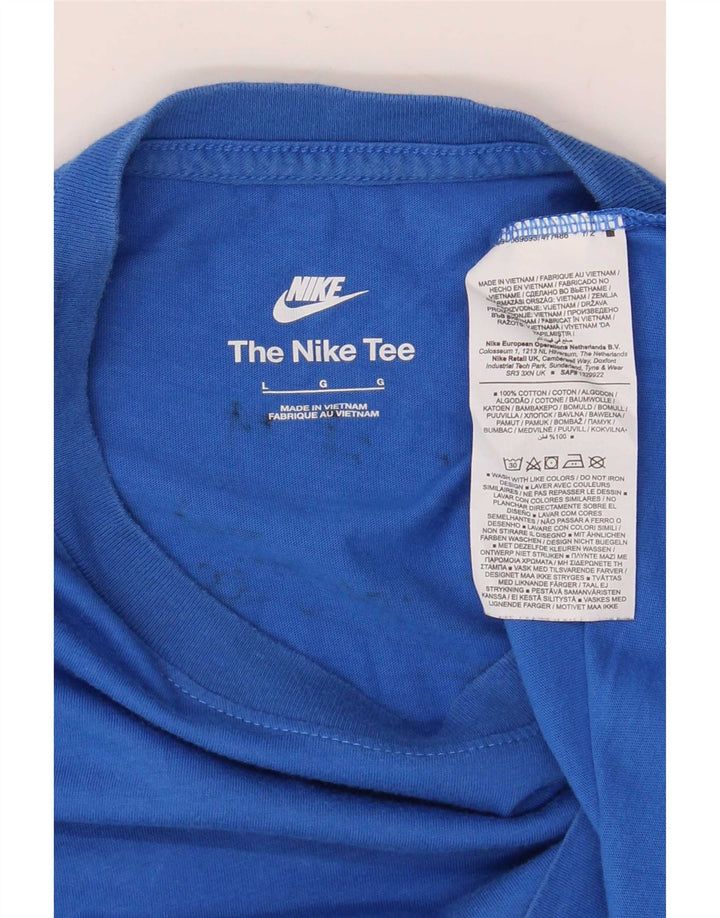 Tricou pentru bărbați Nike Top mare, albastru, bumbac