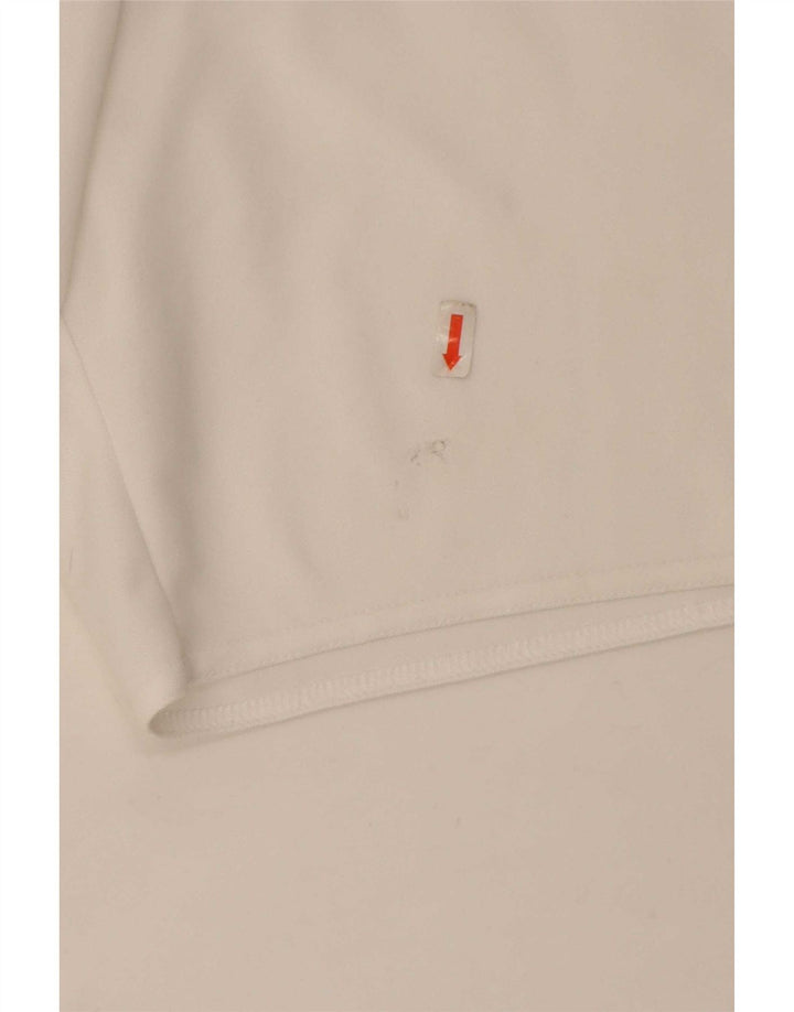 Pantaloni scurți sport pentru bărbați Adidas Climalite, poliester alb mediu