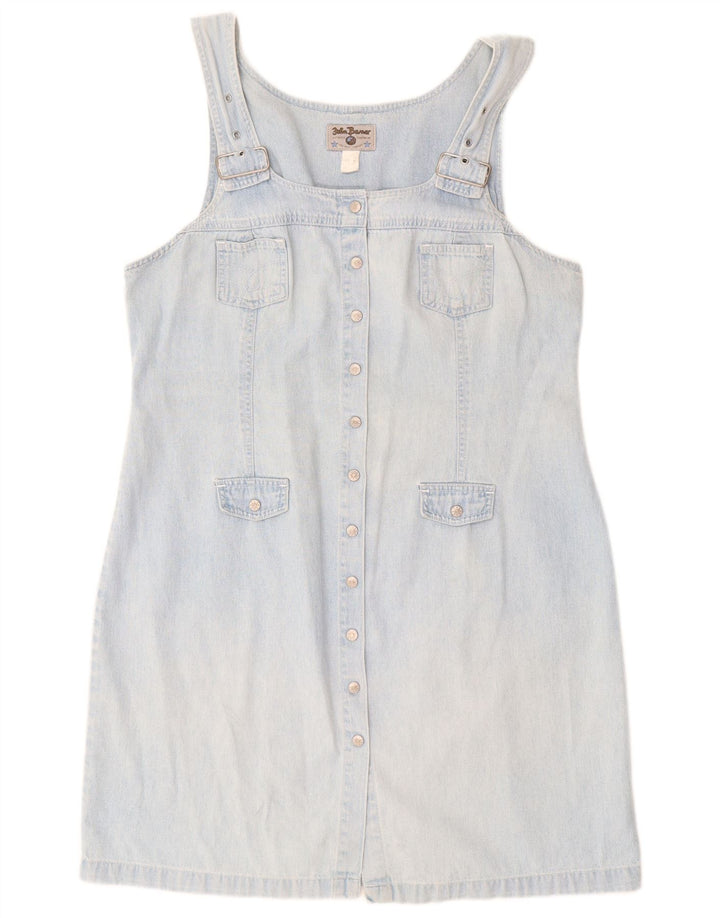 JOHN BANER Rochie de denim fără mâneci pentru femei IT 50 XL Bumbac albastru