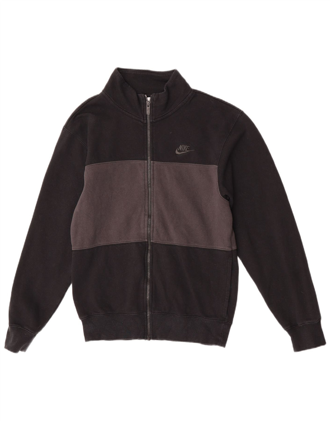 Jachetă de trening pentru bărbați Nike XS, bumbac color bloc negru