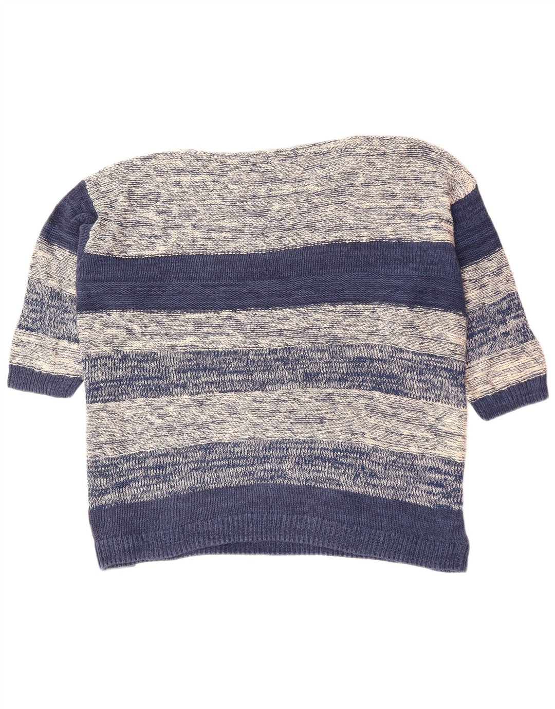 Pulover CHAPS pentru damă, cu mâneci 3/4, cu gât barcă, Marea Britanie 22 3XL, cu dungi gri