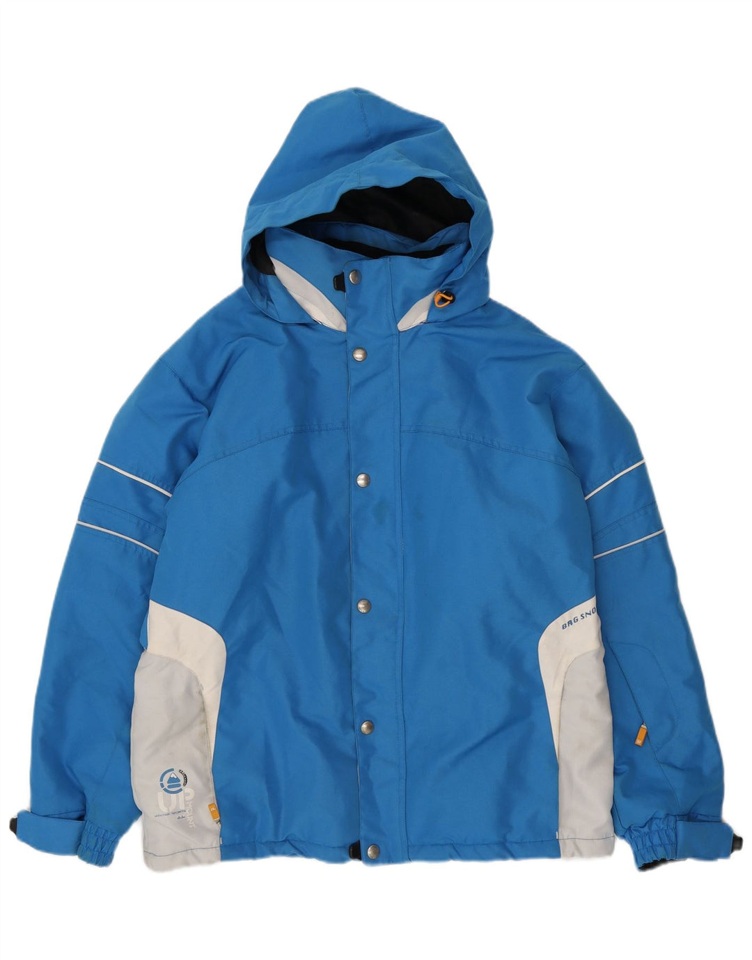 Jachetă de vânt cu glugă BRUGI pentru bărbați UK 38 Medium Blue Colorblock