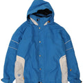 Jachetă de vânt cu glugă BRUGI pentru bărbați UK 38 Medium Blue Colorblock