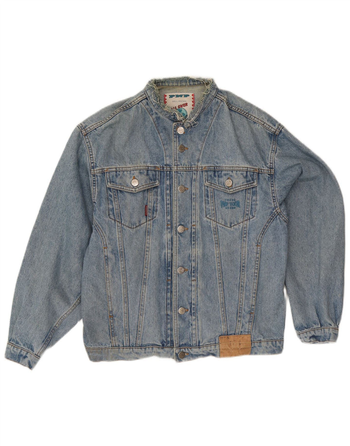 Jachetă de blugi vintage pentru bărbați UK 36 Small Blue