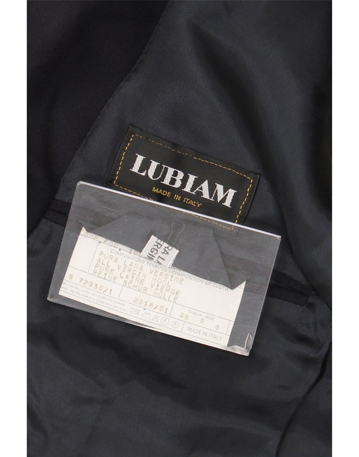 Jachetă Lubiam pentru bărbați, la dublu, IT 48, bleumarin mediu