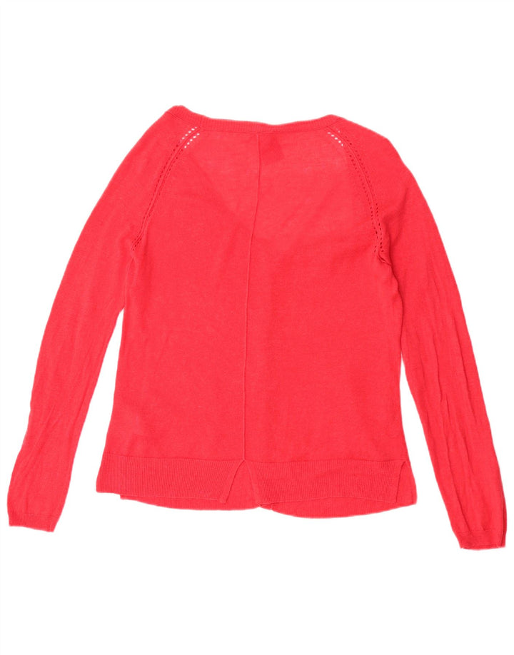 Pulover cardigan pentru femei White Stuff UK 12, in roșu mediu