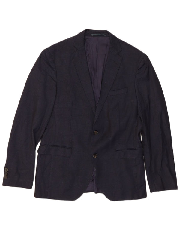 Blazer pentru bărbați Hugo Boss, cu 2 nasturi, EU 46 Mic Bleumarin
