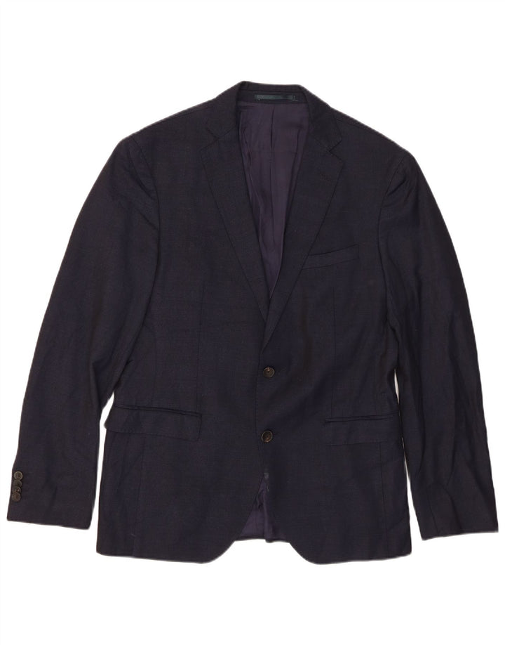 Blazer pentru bărbați Hugo Boss, cu 2 nasturi, EU 46 Mic Bleumarin