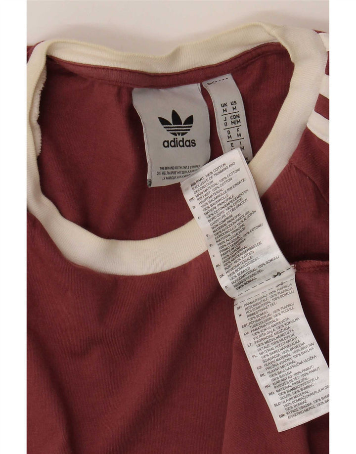 Tricou pentru bărbați Adidas Top Medium Burgundy Bumbac