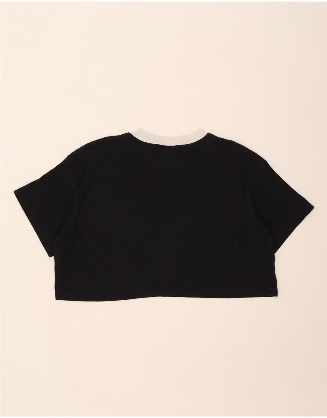 Tricou pentru femei Crop Oversized Top UK 14 Medium Negru