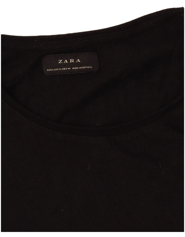 Tricou pentru bărbați Zara Top XL Negru