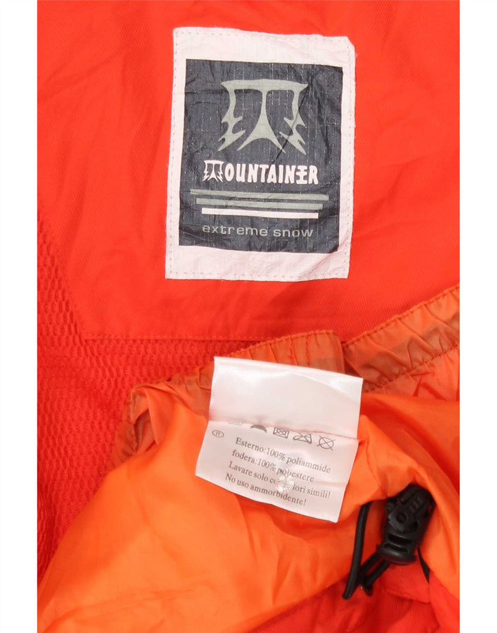 Jachetă de schi vintage pentru femei UK 16 mare, roșu, poliamidă color bloc