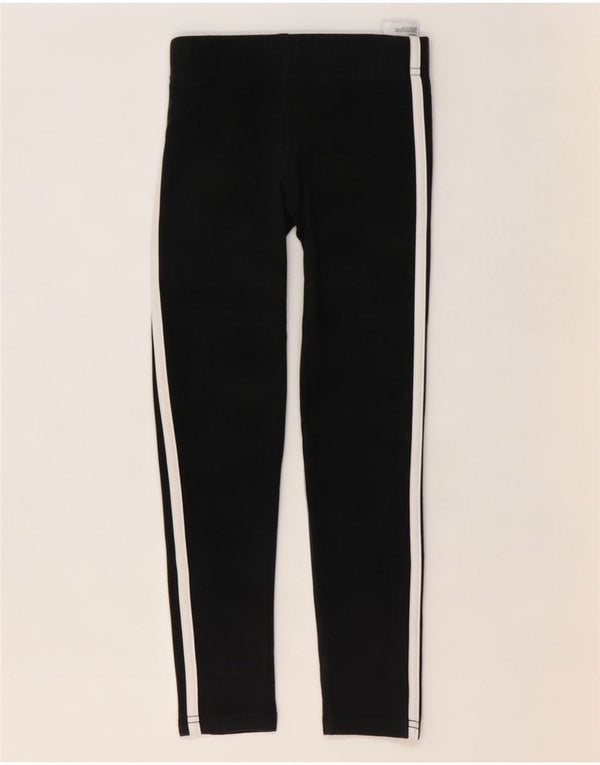Leggings pentru fete Adidas 7-8 ani bumbac negru