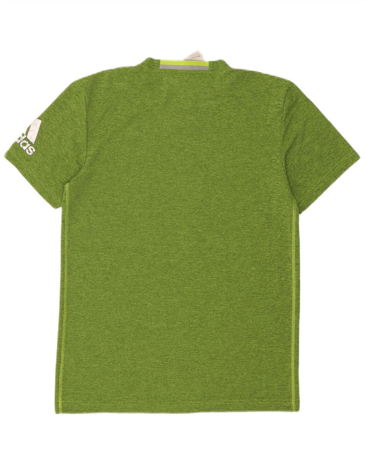 Tricou pentru bărbați Adidas Top Mediu Verde Poliester Flecked