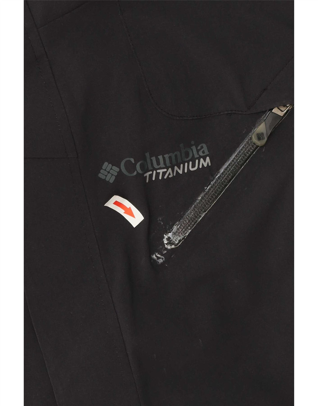 Jachetă Columbia pentru bărbați Titanium Windbreaker UK 38 Medium Black Nylon