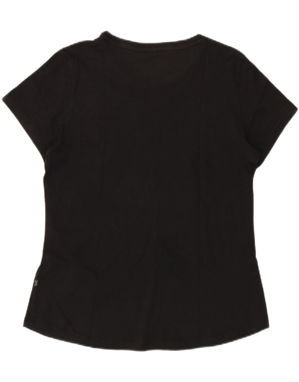 Tricou grafic PUMA pentru femei Top UK 14 Medium Black Bumbac