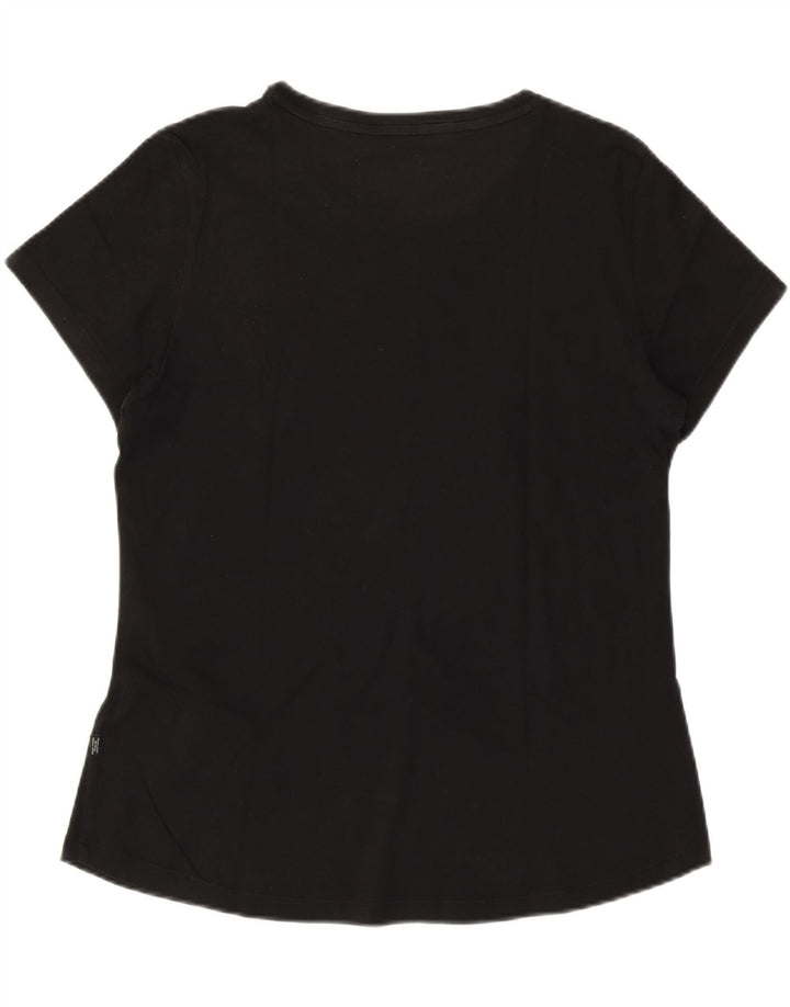 Tricou grafic PUMA pentru femei Top UK 14 Medium Black Bumbac