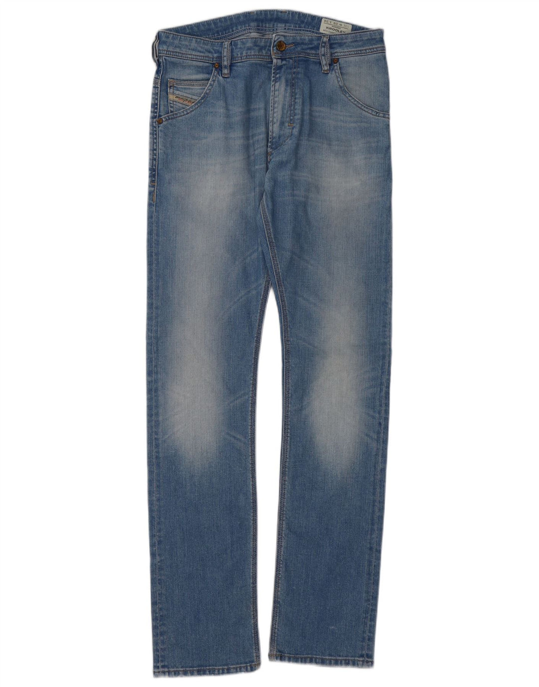 DIESEL Blugi pentru bărbați Krooley drepte W29 L34 Bumbac albastru