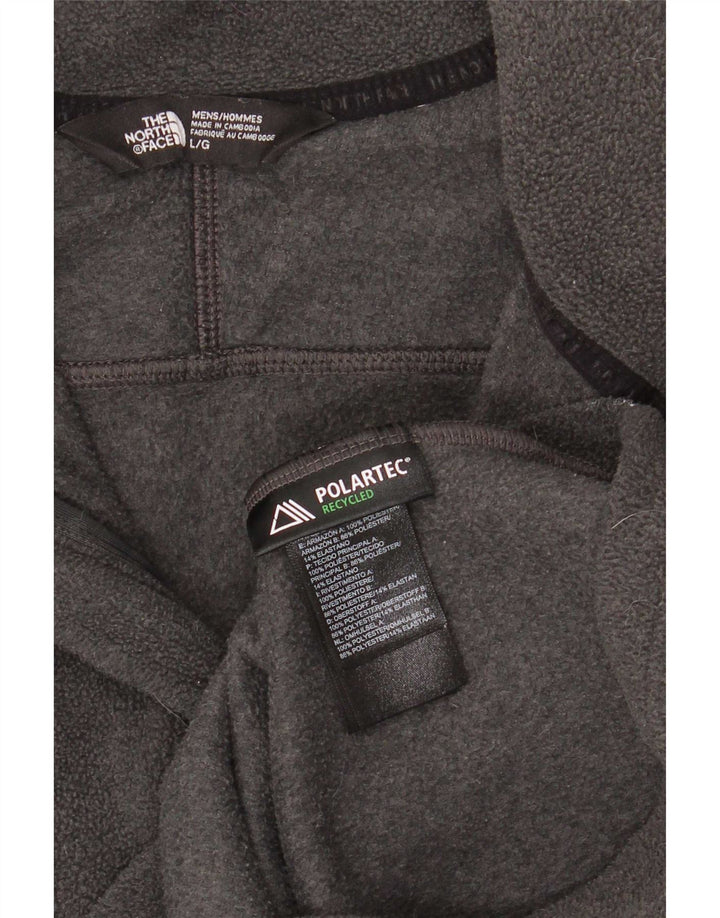 Jachetă polară pentru bărbați The North Face UK 40, mare, gri, poliester color bloc