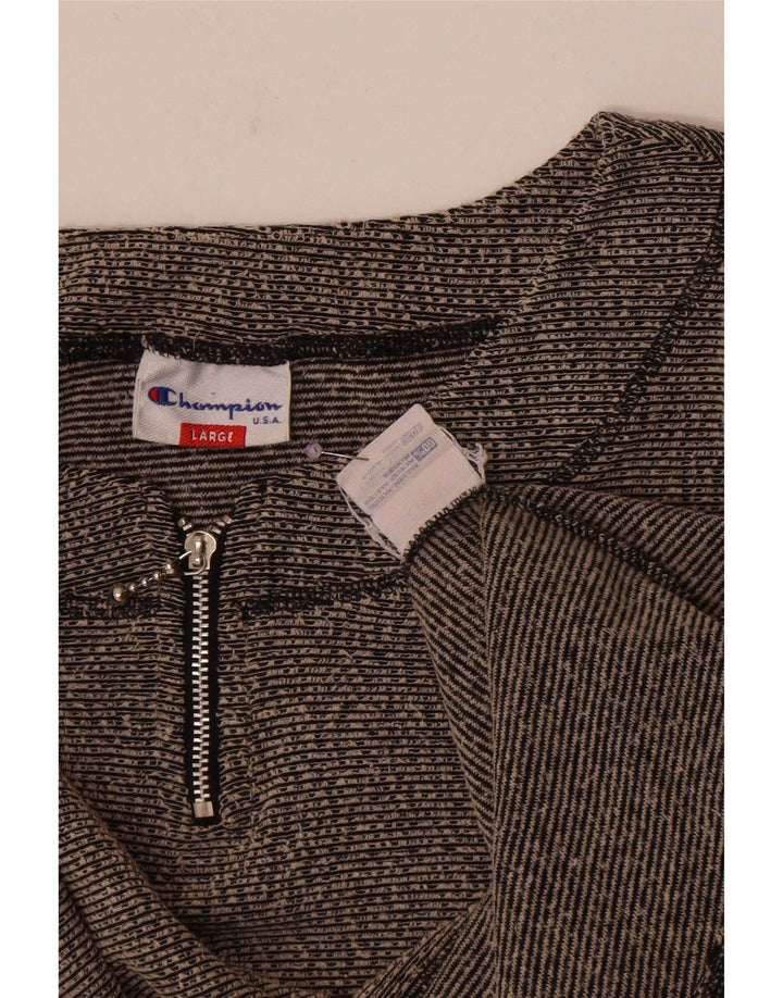 Crop Top pentru femei Champion cu mânecă lungă UK 16, mare, gri poliester cu pături