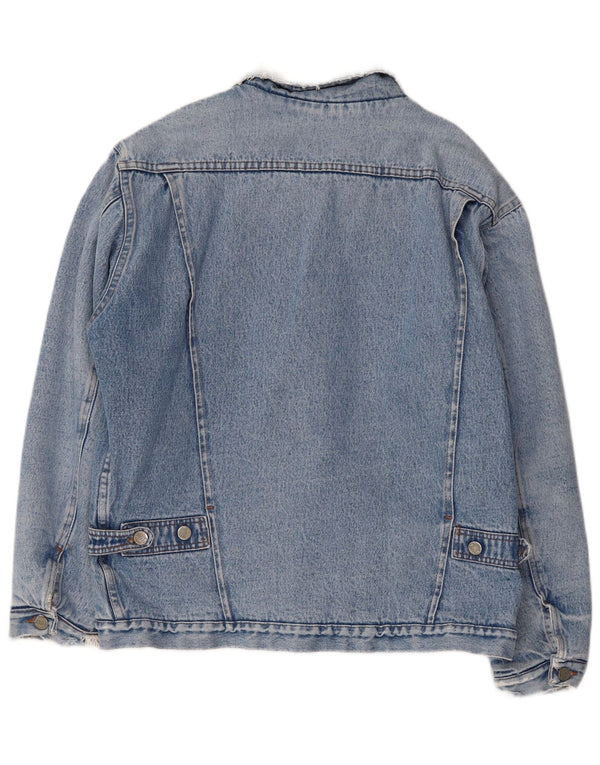 Jachetă din denim Sherpa pentru bărbați RIFLE UK 38 Medium Blue